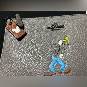Coach x Disney goofy wristlet